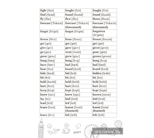 English Vocabulary (розовый)