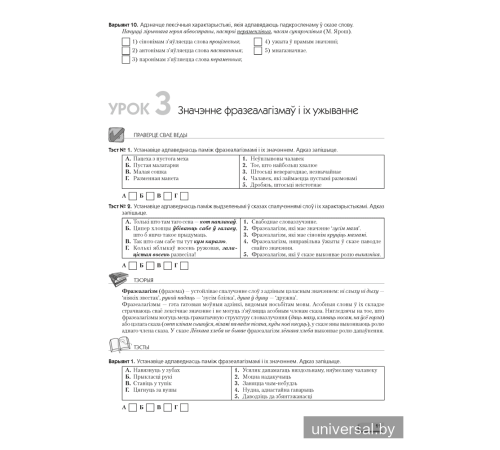 Беларуская мова. ЦЭ за 60 урокаў