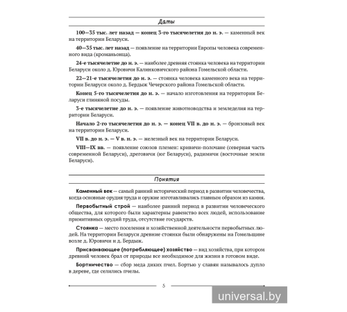История Беларуси. 9 класс. Опорные конспекты для подготовки к обязательному экзамену
