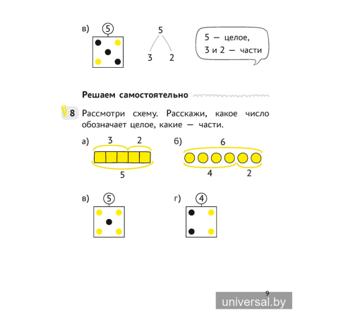 Математика. 1 класс. Учимся решать задачи. Практикум