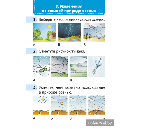 Человек и мир. 1 класс. Тематические самостоятельные работы