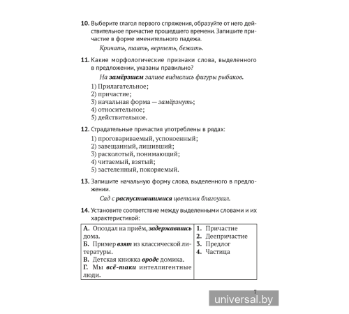 Русский язык. 8—9 классы. Обучающие тестовые работы