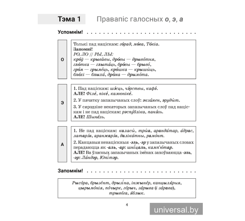 Беларуская мова. 5 клас. Трэнажор па арфаграфіі
