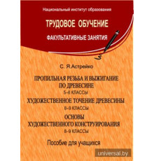 Пропильная резьба по древесине. 5-6 классы. Художественное точение древесины. Основы художественного конструирования. 8-9 классы. Пособие для учителей