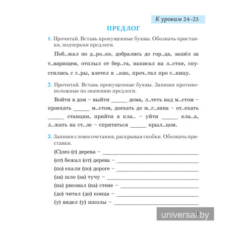 Русский язык. 3 класс. Шаги к знаниям. Рабочая тетрадь