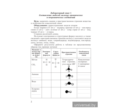 Химический эксперимент. 11 класс. Тетрадь для практических работ (базовый уровень)
