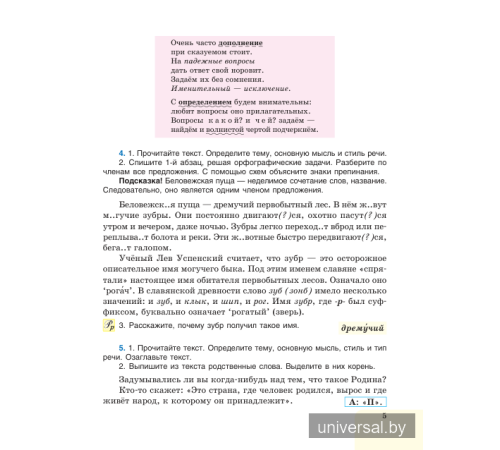 Русский язык. Учебное пособие для 6 класса.
