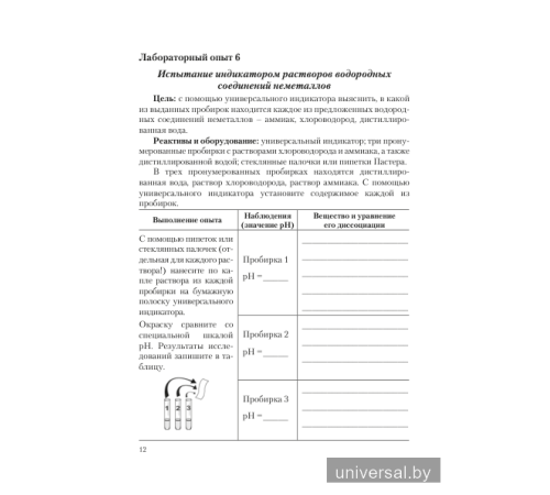 Химический эксперимент. 11 класс. Тетрадь для практических работ_x000D_
(повышенный уровень)